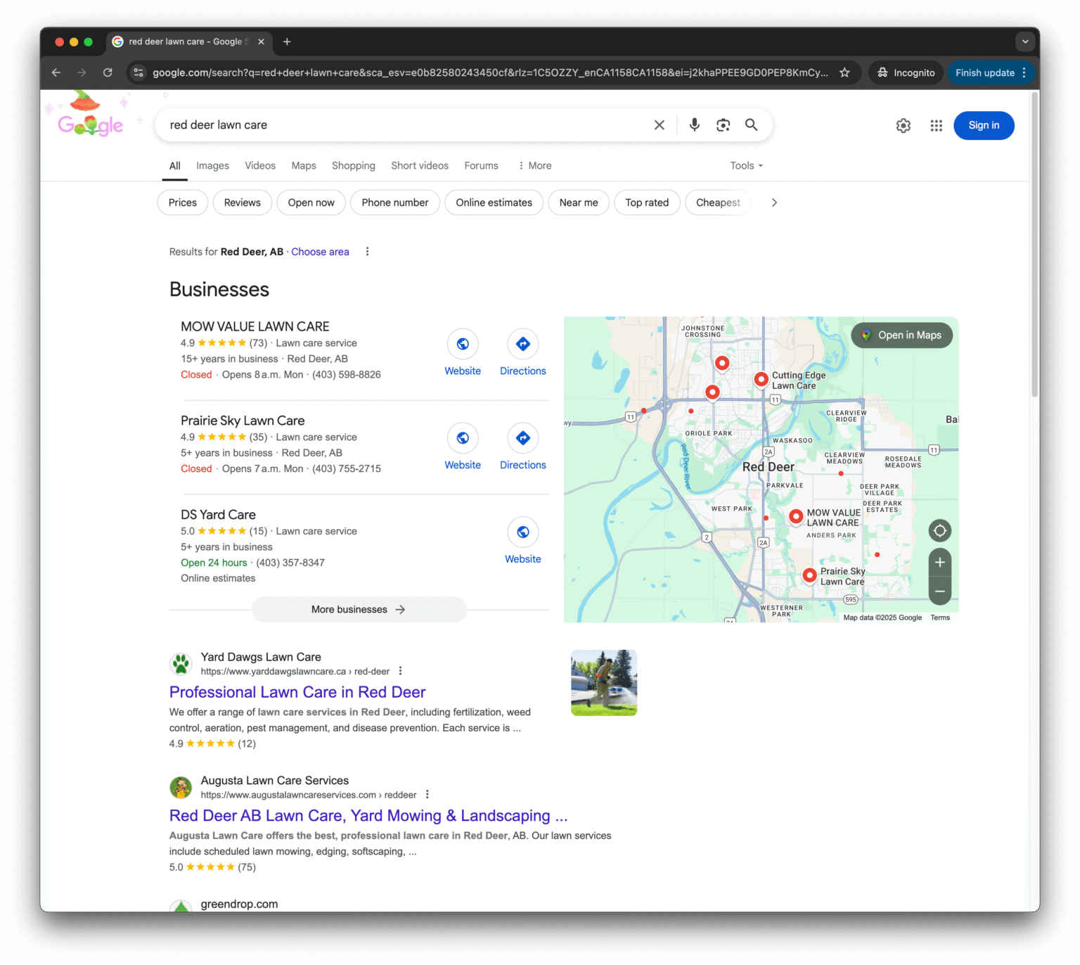 YardDawgs Results [11]