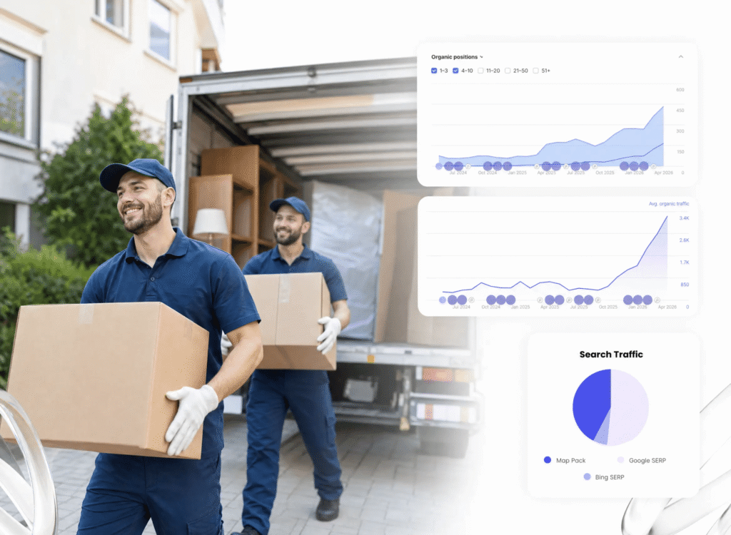 Local SEO and AI Visibility Built for Movers